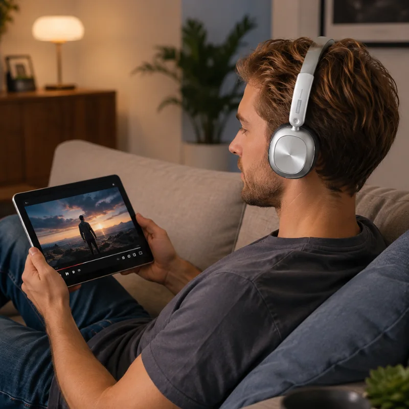 słuchawki bezprzewodowe Lenovo LE600 do muzyki i filmów